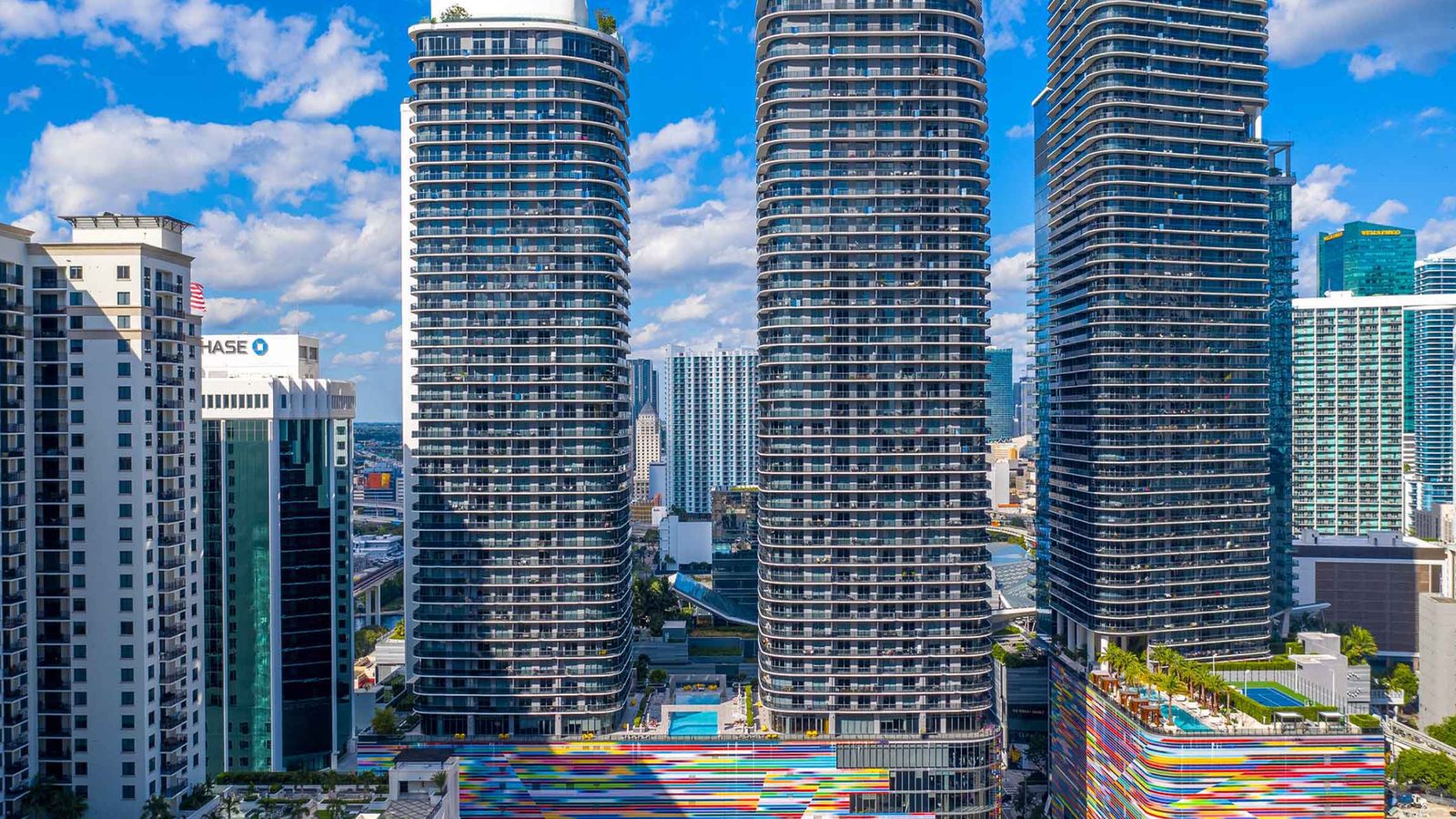 Brickell Heights: el edificio por fuera, en Miami.