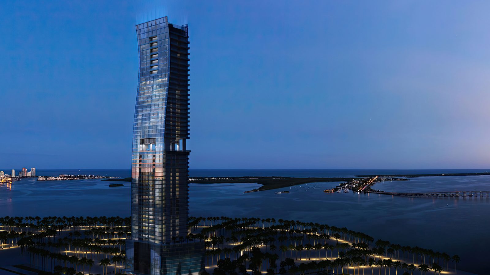 Echo Brickell: el edificio por fuera, en Miami.